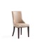 Manhattan Comfort Shubert 6-Piece Faux Leather and Velvet Dining Chair Set in Tan 6-DC055AR-TN - alternate 5